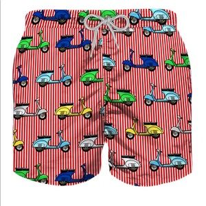 MC2 St. Barth vespa piaggio boys bathing suit